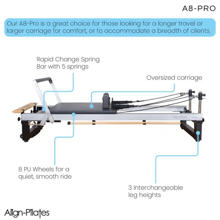 Align Pilates A8 Pro Reformer